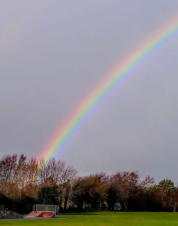 Non Linked image of a rainbow over Wool